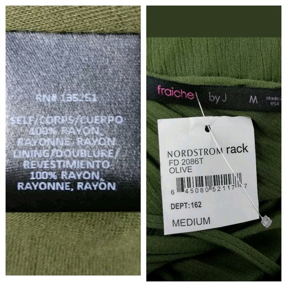 Fraiche By J Maxi Dress Side Lace Up Olive - Picture 5 of 5